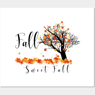 Fall sweet Fall Autumn Design Posters and Art